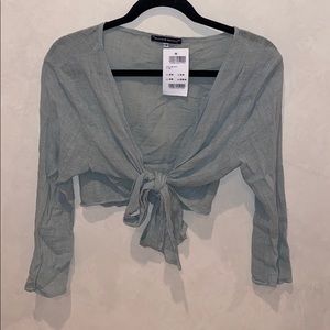 NWT Rare Brandy Melville Tie Top